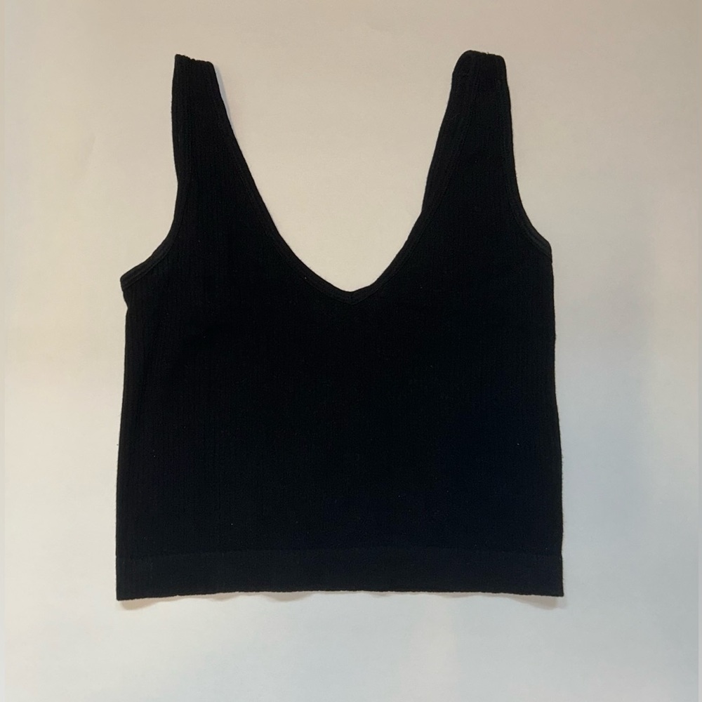 Ribbed Crop Tank Top